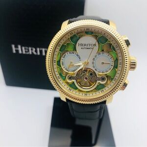 HERITOR Aura Green/Gold Men's Watch - HERHR3503